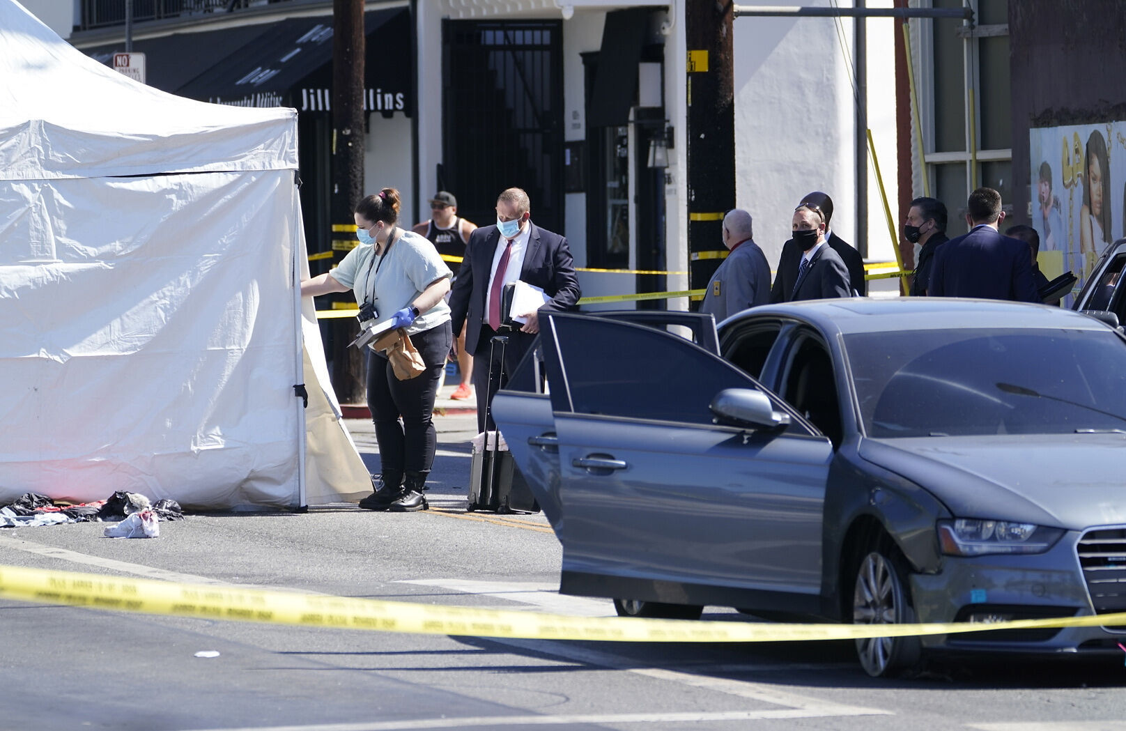 APTOPIX Hollywood Hills Robbery